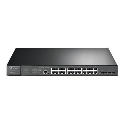 TP-Link JetStream TL-SG3428MP 28-Port Metal Gigabit L2+ Managed Switch with 24-Port PoE+ (384W) - Image 2