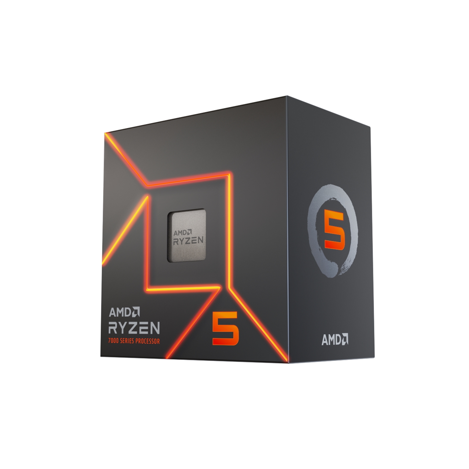 AMD Ryzen 5 7600 6 Core AM5 Processor, 12 Threads, 3.8GHz up to 5.1GHz Boost, 38MB Cache, 65W, Wraith Stealth Cooler, Radeon Graphics - Image 3