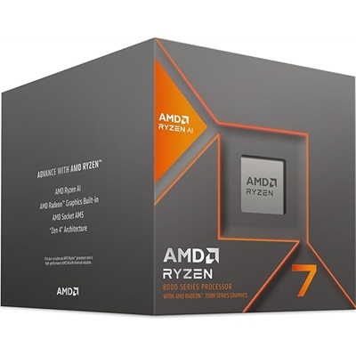 AMD Ryzen7 8700G 8 Core AM5 Processor 4.2GHz up to 5.1GHz Boost, 24MB Cache, 65W, Radeon 780MGraphics - Image 2