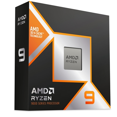 AMD Ryzen 9 9900X3D 12 Core AM5 Processor with Radeon Graphics, 24 Threads, 4.4GHz up to 5.5GHz Boost, 140MB Cache, 120W, No Fan, Radeon Graphics - Image 2