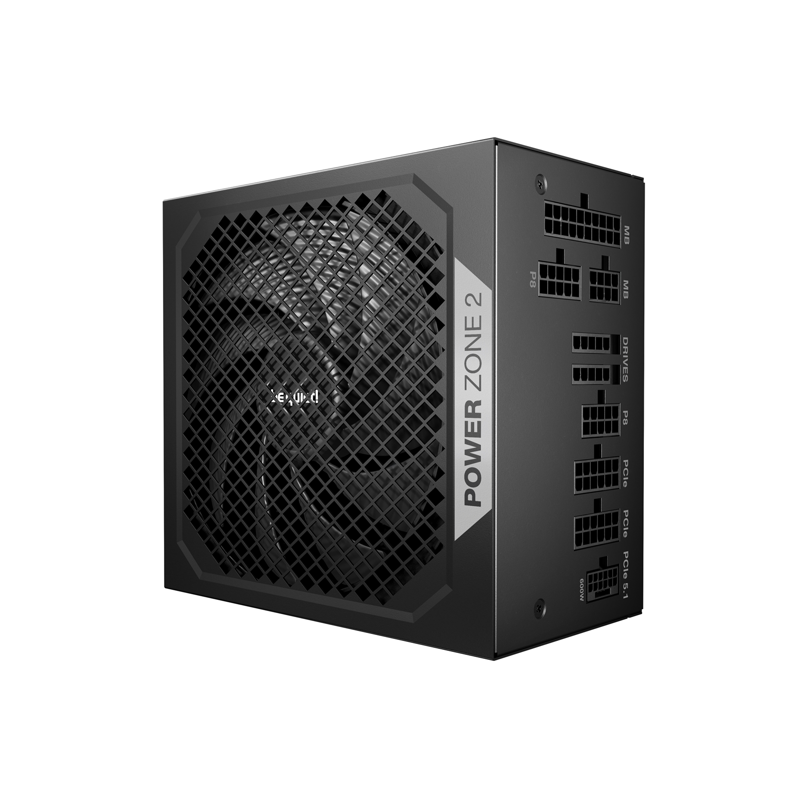 be quiet! Power Zone 2 1000W PSU - 80 PLUS Platinum, Semi-Passive Cooling, Pure Wings 3 Fan, PCIe 5.1/ATX 3.1 Compatibility, 10-Year Warranty - Image 3