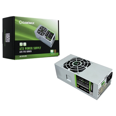 GameMax GT-300W 300W TFX Power Supply for Small Form Factor PCs, 80 Plus Bronze Efficient PSU with Quiet 80mm Cooling Fan and Active PFC, Ideal Replacement PSU for Slim Desktop Systems - Image 2