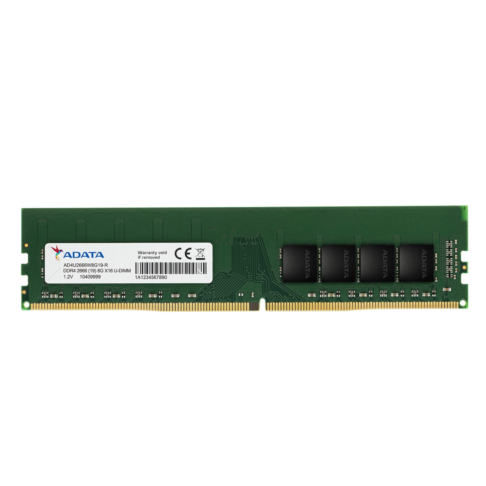 ADATA Premier AD4U26668G19-SGN 8GB (1x 8GB) DIMM System Memory, 2666MHz, DDR4, CL19 - Image 3