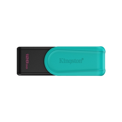 Kingston DataTraveler Exodia S DTXS/128GB USB Flash Drive, 128GB, USB 3.2, Black/Green, Swivel Cap Design - Image 2