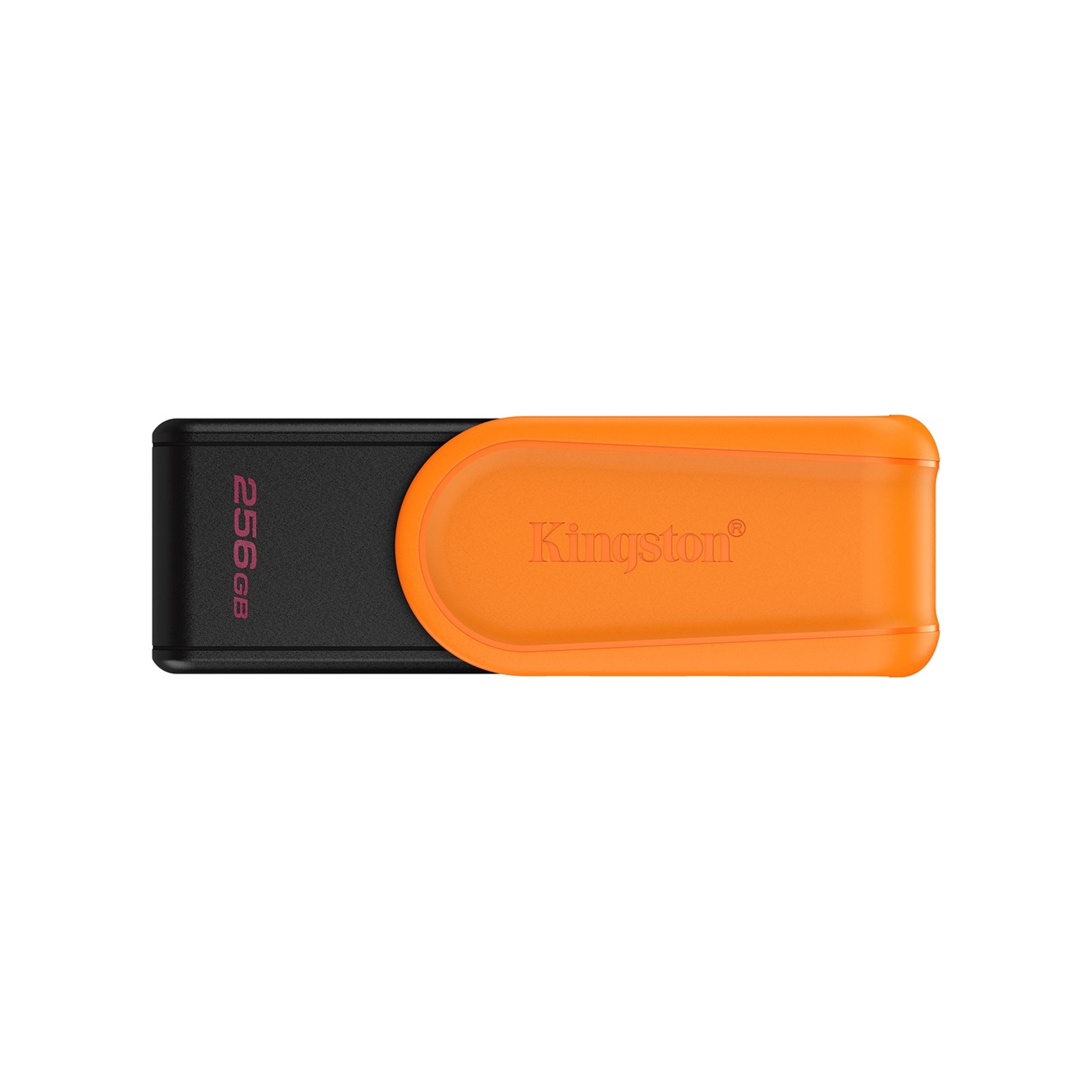 Kingston DataTraveler Exodia S DTXS/256GB USB Flash Drive, 256GB, USB 3.2, Black/Orange, Swivel Cap Design - Image 3