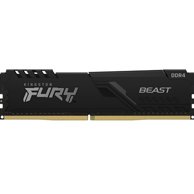 Kingston FURY Beast KF436C18BB/16 16GB (1x 16GB) DIMM System Memory, 3600MHz, DDR4, CL18, Black, Intel XMP - Image 2