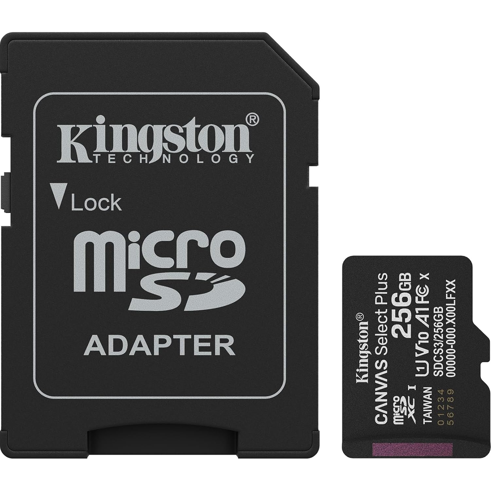 Kingston Canvas Select Plus 256GB Micro SD Claad 10 UHS-I Flash Card, Lifetime Warranty - Image 3