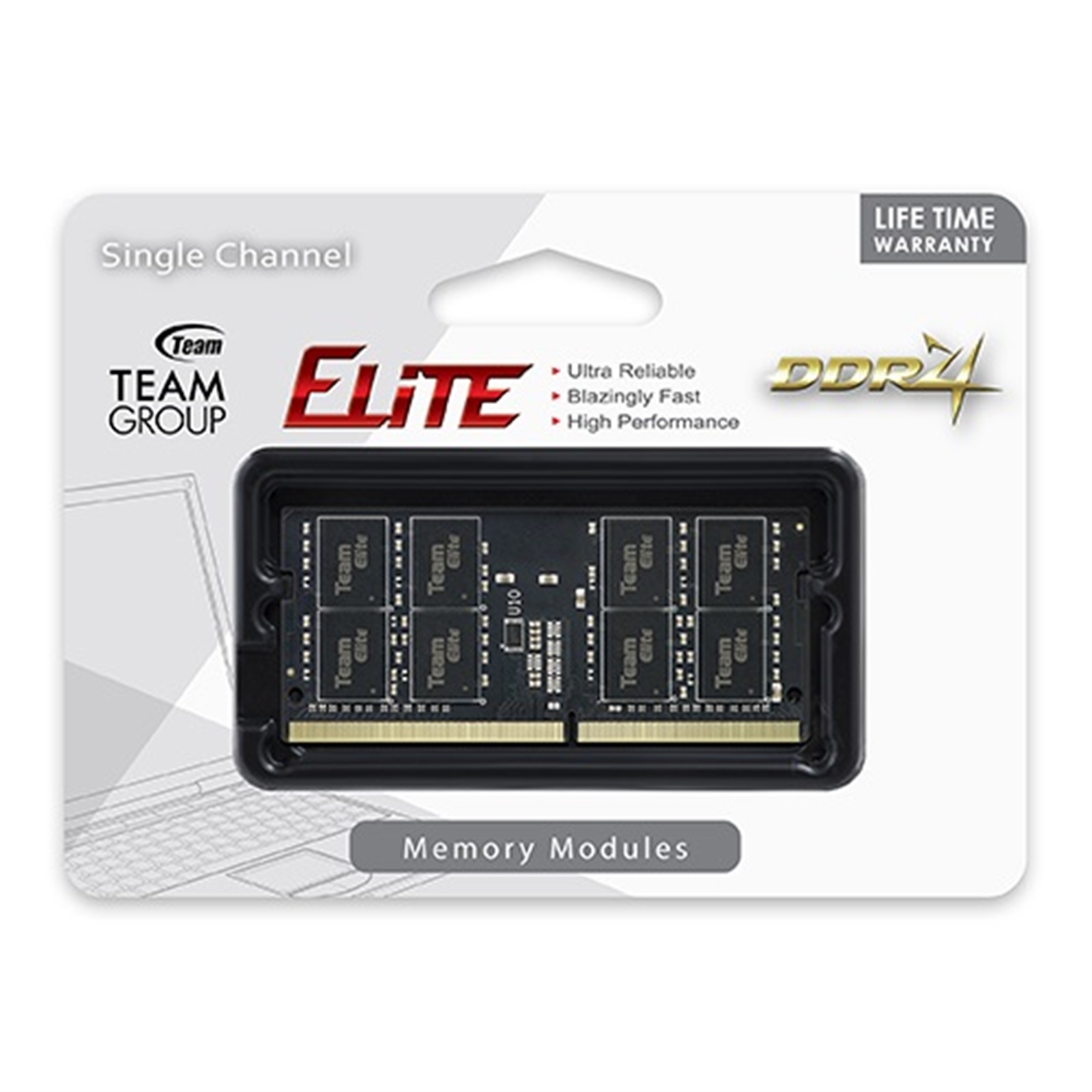 Team Elite TED416G3200C22-S01 16GB (1x 16GB) SODIMM System Memory, 3200MHz, DDR4, CL22 - Image 3