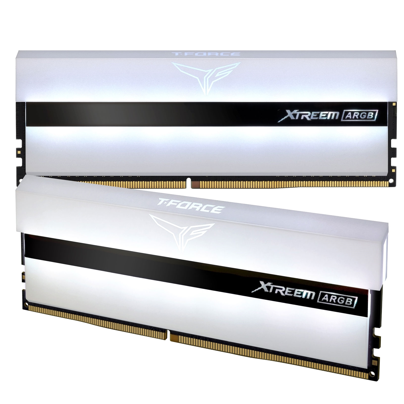 Team T-Force XTREEM ARGB 32GB White Heatsink with ARGB LEDs (2 x 16GB) DDR4 3600MHz DIMM System Memory - Image 3