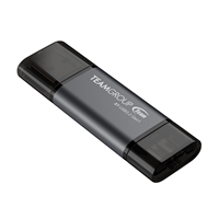 Team TX13128GC01 2 in 1 Dual OTG 128GB Flash Drive, X1 USB 3.2 Gen1, Type C & A, Plug and Play