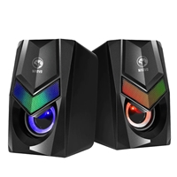 Marvo Scorpion SG-118 Havoc 10 USB Powered Stereo RGB 6W Gaming Speakers (Black)