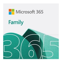Microsoft 365 Family Medialess 2021 Latest Version - 1 Year Subscription 6 Users - Electronic Download ESD