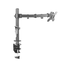 piXL Desk-Mounted Fully-Adjustable Single Monitor Arm for Screens up to 32 inch with VESA Mount & Built-In Cable Management - Image 6