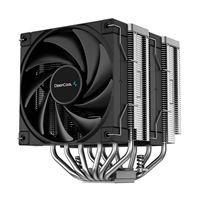 DeepCool AK620 Fan CPU Cooler, Universal Socket, Dual Powerful 120mm FDB PWM Black Fans, 1850RPM, 6 Heat Pipes, 260W Heat Dissipation Power, Unique Matrix Fin Design - Image 7