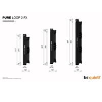 be quiet! Pure Loop 2 FX AiO Liquid CPU Cooler, Universal Socket, 240mm Radiator, 2 x Light Wings 120mm PWM High Speed 2500RPM Addressable RGB Cooling Fan, Addressable RGB LED Pump Head, ARGB PWM Hub Included - Image 8