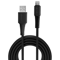 Lindy 31319 0.5m USB-A (M) 2.0 To Lightening (M) MFi Certified 480Mbps Cable - Black - Image 4