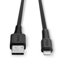 Lindy 31319 0.5m USB-A (M) 2.0 To Lightening (M) MFi Certified 480Mbps Cable - Black - Image 6