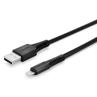 Lindy 31319 0.5m USB-A (M) 2.0 To Lightening (M) MFi Certified 480Mbps Cable - Black - Image 7