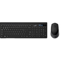 Genius SlimStar 8230 Bluetooth 5.3 and 2.4GHz Wireless Keyboard and Mouse Set, 12 Multimedia Function Keys, Full Size UK Layout, Optical Sensor Mouse, 1200dpi, Connect up to 3 devices simultaneously - Image 4
