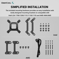 DeepCool Mystique 240 CPU Cooler, Personalized Cooling with 2.8" TFT LCD Screen and Enhanced Pump Performance, 5 year warranty - Image 8