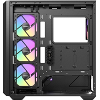 ANTEC Constellation C3 Black ARGB Case, 270' Full-View Tempered Glass, Dual Chamber, Tool-Free Design, 4 x ARGB PWM Fns With Built-In Fan Controller, ATX, Micro-ATX, ITX - Image 5