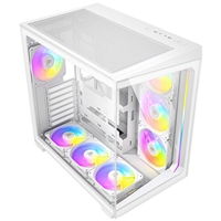 ANTEC Constellation C5 White ARGB Case, 270' Full-View Tempered Glass, Dual Chamber, Support Back-Connect Motherboards, 7 x ARGB PWM Fans With Built-In Fan Controller, ATX, Micro-ATX, ITX - Image 8
