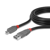 Lindy 36730 0.2m USB 2.0 Type A to Micro-B Cable, Anthra Line - Image 7