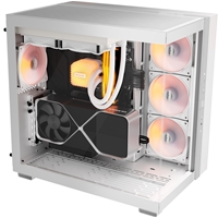 be-quiet! Light Base 600 LX, White, Midi-Tower ATX Case, Massive ARGB LED Strip, Full Windowed Design, 4x Light Wings LX 120mm PWM fans included - Image 5