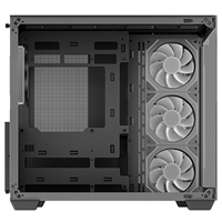 DeepCool CG530 4F Mid-Tower Case with Tempered Glass Panels, 4 Pre-Installed ARGB Fans, and Optimal Airflow Support, Black - Image 8