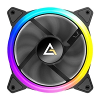 Antec Neon 120 ARGB PWM Case Fan, 3 Pack, Hydro Bearing, 800-1600 RPM, Black - Image 6