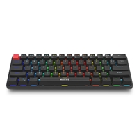 Marvo Scorpion KG933G Saber 61 Wired Mechanical RGB 60% UK Layout Gaming Keyboard (Black) - Image 4