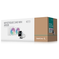 DeepCool Mystique 240 WH ARGB Liquid CPU Cooler with 2.83" TFT LCD Display, 240mm Radiator, Addressable RGB Fans, Hydro Bearing, and Wide Compatibility for Intel & AMD Sockets - Image 8