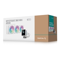DeepCool Mystique 360 WH ARGB Liquid CPU Cooler with 2.83" TFT LCD Display, 360mm Radiator, Addressable RGB Fans, Hydro Bearing, and Wide Compatibility for Intel & AMD Sockets - Image 8