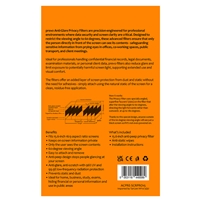 prevo 15.6 Inch Laptop Privacy Screen/ Privacy Filter, Anti-Glare, Anti-Peep, Anti-Static, Blackout - Image 4