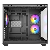 ANTEC CX800 Mid Tower Gaming Case, Black, 270 Full-view tempered glass, 3 x 120mm ARGB reverse fans, 1x USB 2.0 / 1x USB 3.0, ATX, Micro ATX, ITX - Image 4