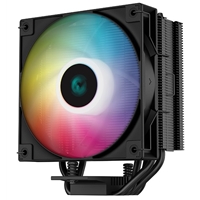 DeepCool AG400 Black ARGB V2 CPU Air Cooler, 120mm PWM Fan, 4 Direct Touch Heat Pipes, Addressable RGB, LGA1851/1700/1200, AM5/AM4 Compatible, High-Performance Single Tower Cooler - Image 4