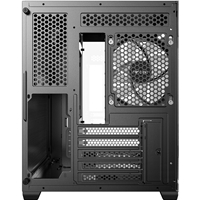 Antec CX60M ARGB Mini Tower Micro ATX Gaming Case, Black, Tempered Glass Panels, Dual Chamber Design, Vertical Cooling, Pre-Installed ARGB Fans, Water Cooling Support, - Image 4