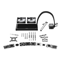 be quiet! Pure Loop 3 LX Liquid CPU Cooler, Universal Socket, 240mm Radiator, 2 x Light Wings LX PWM High Speed, Stylish ARGB cooling block featuring 10 included lighting foils, 3-year manufacurer's warranty. - Image 7