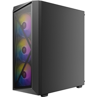 Antec AX67 ARGB Mid-Tower Gaming PC Case, Full Mesh Front, Tempered Glass, 4 x 120mm ARGB Fans, ATX/Micro-ATX/ITX Compatible - Image 6