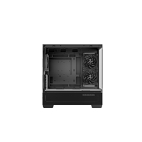 DeepCool CG380 3F Micro-ATX Gaming Case Black Panoramic Tempered Glass Side Panel, Mesh Airflow Front, 3 Pre-Installed ARGB Fans, USB-C & USB-A Front I/O, Spacious SFF/mATX/ITX Build Support - Image 6