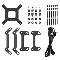 DeepCool LM360 Liquid CPU Cooler with 2.4" IPS Display, 360mm AIO, Triple 120mm ARGB Fans, Anti-Leak Technology, PWM Pump, Intel LGA 1851/1700 & AMD AM5 Compatible, Black - Image 7