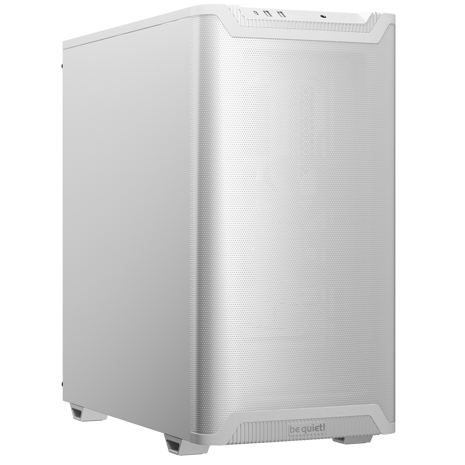 be quiet! Pure Base 501 Airflow White ATX Mid Tower Case with USB-A, USB-C, 2 x Pure Wings 2 140mm Black PWM Fans, Sleek Front Panel and Airflow Cover - Image 3
