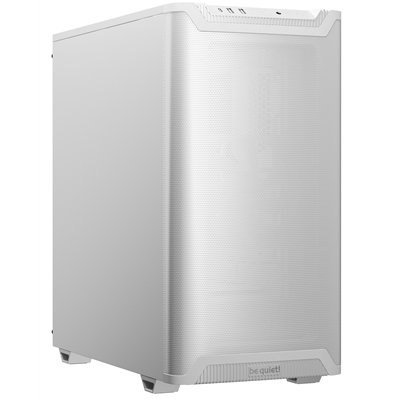 be quiet! Pure Base 501 Airflow White ATX Mid Tower Case with USB-A, USB-C, 2 x Pure Wings 2 140mm Black PWM Fans, Sleek Front Panel and Airflow Cover - Image 2