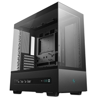 DeepCool CH690 Digital ATX Mid-Tower Case, High-Airflow PC Case with Semi-Glass Panel, USB-C Port, Support for 420mm Radiator, 450mm GPU, ATX PSU, Black