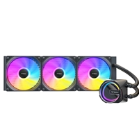 Antec Skeleton 360ARGB Liquid CPU Cooler, Universal Socket, Black, 360mm Radiator, PWM up tp 2000 RPMCooling Fans, Addressable RGB LED Lighting