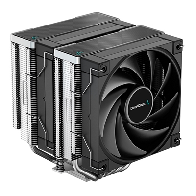 DeepCool AK620 Fan CPU Cooler, Universal Socket, Dual Powerful 120mm FDB PWM Black Fans, 1850RPM, 6 Heat Pipes, 260W Heat Dissipation Power, Unique Matrix Fin Design - Image 2