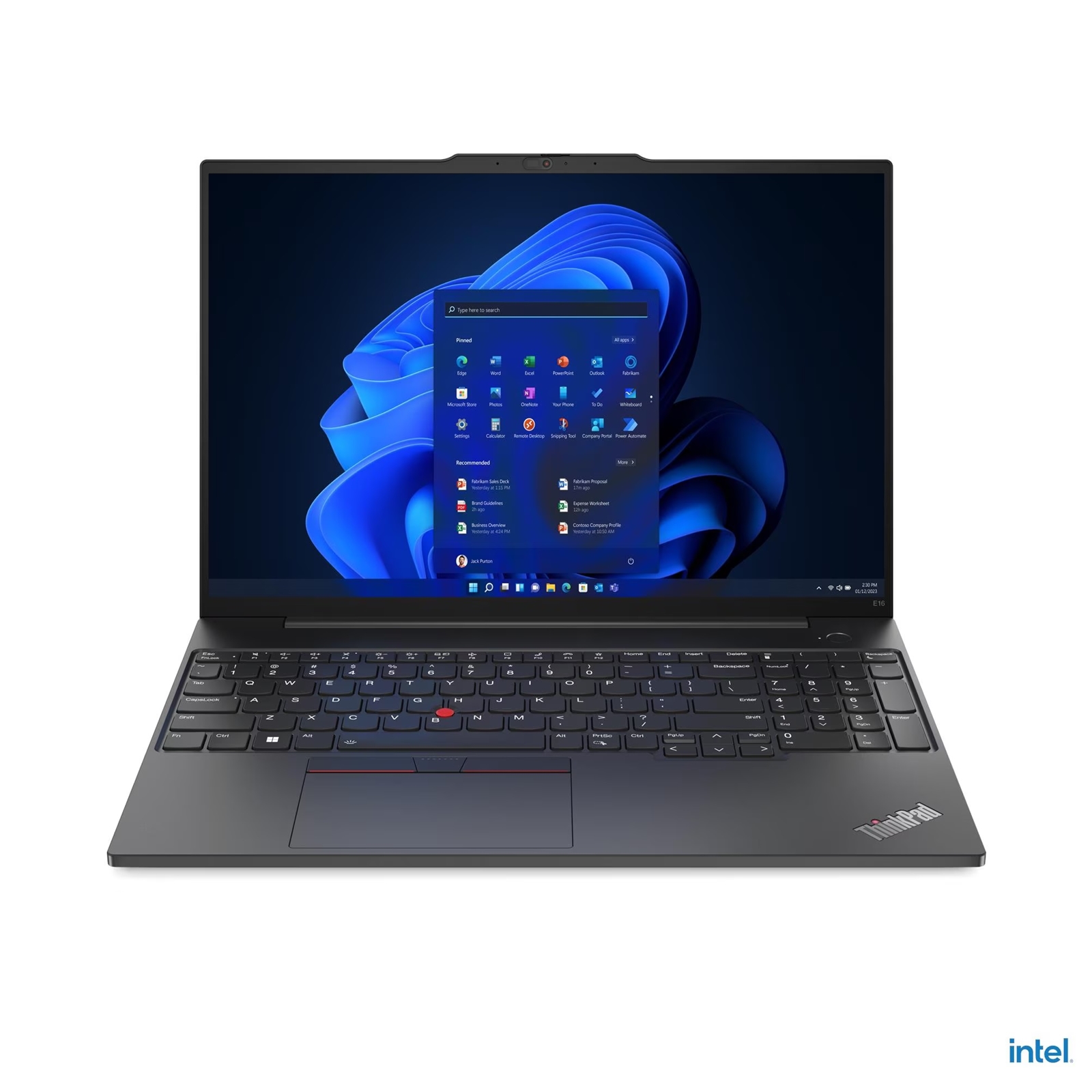 Lenovo ThinkPad E16 Laptop, 16 Inch WUXGA 1920x1200, Intel Core i3-1315U Processor, 8GB RAM, 256GB SSD, Intel UHD Graphics Graphics, Windows 11 Pro - Image 3
