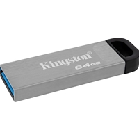 Kingston DataTraveler Kyson 64GB USB 3.2 Capless Metal USB Flash Drive - Image 4