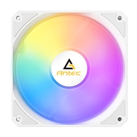 Antec P12 ARGB PWM 120mm Fan 3 Pack - 4-Pin, White, High-Airflow Cooling, 9-Blade Design with Anti-Vibration Pads - Image 6