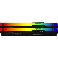 Kingston FURY Beast KF560C36BBEAK2-64 64GB (2x 32GB) DIMM System Memory, 6000MHz, DDR5, CL36, Black, RGB, Intel XMP, AMD EXPO - Image 4